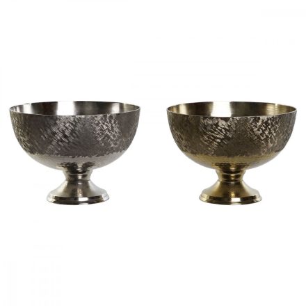 Asztaldísz DKD Home Decor Aranysàrga Ezüst színű modern 25 x 25 x 18 cm (2 egység) MOST 41819 HELYETT 24472 Ft-ért!
