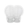 Kerti fotel DKD Home Decor Fehér 188 x 50 x 140 cm 154 x 70 x 144 cm 15700 x 68 x 145,5 cm MOST 393521 HELYETT 252396 Ft-ért!