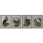   Kép DKD Home Decor madarak Keleti 45 x 3 x 60 cm (4 egység) MOST 142265 HELYETT 91242 Ft-ért!