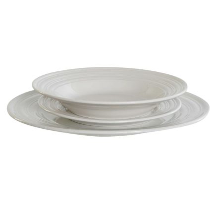 Edénykészlet DKD Home Decor Fehér Porcelán 18 Darabok MOST 34982 HELYETT 20471 Ft-ért!