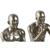 Dekoratív Figura Home ESPRIT Aranysàrga Ezüst színű 19 x 13,5 x 22 cm (2 egység) MOST 46220 HELYETT 27052 Ft-ért!