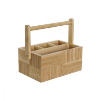   Evőeszköz szervező DKD Home Decor Természetes Bambusz 27 x 16,5 x 11,5 cm MOST 16698 HELYETT 9996 Ft-ért!