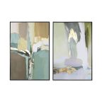   Kép Home ESPRIT Absztrakt Városi / szabadidő 83 x 4,5 x 123 cm (2 egység) MOST 126580 HELYETT 80106 Ft-ért!