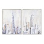   Kép Home ESPRIT New York Loft 60 x 2,4 x 80 cm (2 egység) MOST 64813 HELYETT 41016 Ft-ért!