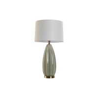   Asztali lámpa Home ESPRIT Fehér Zöld Kőedény 50 W 220 V 40 x 40 x 78 cm MOST 68333 HELYETT 43240 Ft-ért!