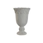   Kaspó Home ESPRIT Fehér Cement Romantikus Kopott 31 x 31 x 49 cm MOST 42477 HELYETT 24861 Ft-ért!
