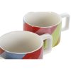 Darabos Kávéscsésze Szett DKD Home Decor Fehér Többszínű Világos barna Fém Bambusz Dolomite modern 260 ml MOST 16907 HELYETT 10120 Ft-ért!