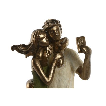 Dekoratív Figura Home ESPRIT Zöld Aranysàrga 12 x 8,5 x 25,5 cm MOST 13697 HELYETT 8202 Ft-ért!