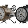 настолен часовник Home ESPRIT Fekete Aranysàrga PVC Fém Loft 18 x 23 x 24 cm (2 egység) MOST 48579 HELYETT 28433 Ft-ért!