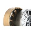 Falióra Home ESPRIT Fekete Aranysàrga Ezüst színű Fém Kristály 25 x 6,3 x 25 cm (2 egység) MOST 53483 HELYETT 31302 Ft-ért!