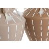 Váza Home ESPRIT Barna Világos barna Kerámia Gyarmati Rojtok 15,5 x 15,5 x 17,1 cm (2 egység) MOST 17271 HELYETT 10111 Ft-ért!
