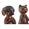 Dekoratív Figura Home ESPRIT Többszínű Állatok 17 x 14 x 22,5 cm (2 egység) MOST 27155 HELYETT 11757 Ft-ért!