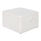   Bárszék Home ESPRIT Fehér Poliészter Fa MDF 60 x 60 x 36 cm MOST 95194 HELYETT 60238 Ft-ért!