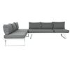 Kanapé és Asztal Készlet Home ESPRIT Fém 130 x 68 x 65 cm MOST 783601 HELYETT 502585 Ft-ért!