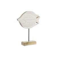   Dekoratív Figura Home ESPRIT Fehér Természetes Hal Mediterrán 18 x 5 x 24 cm MOST 8871 HELYETT 4977 Ft-ért!