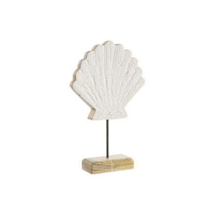 Dekoratív Figura Home ESPRIT Fehér Természetes Kagyló Mediterrán 18 x 5 x 28 cm MOST 10178 HELYETT 5713 Ft-ért!