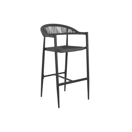 Hokedli Home ESPRIT Fekete Sötét szürke Alumínium Rattan 52 x 55 x 105 cm MOST 108056 HELYETT 68382 Ft-ért!