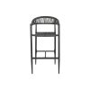 Hokedli Home ESPRIT Fekete Sötét szürke Alumínium Rattan 52 x 55 x 105 cm MOST 108056 HELYETT 68382 Ft-ért!