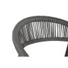 Hokedli Home ESPRIT Fekete Sötét szürke Alumínium Rattan 52 x 55 x 105 cm MOST 108056 HELYETT 68382 Ft-ért!