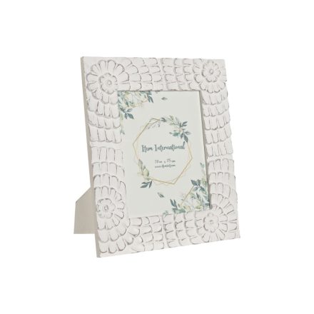 Fényképkeret Home ESPRIT Fehér Kristály Fa MDF 37 x 1,5 x 37 cm MOST 11114 HELYETT 6655 Ft-ért!