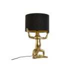   Asztali lámpa Home ESPRIT Fekete Aranysàrga Gyanta 50 W 220 V 31 x 28 x 50 cm (2 egység) MOST 74396 HELYETT 47076 Ft-ért!