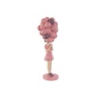   Dekoratív Figura Home ESPRIT Rózsaszín chica 11 x 11,7 x 32 cm MOST 19073 HELYETT 11418 Ft-ért!