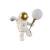 Fali Lámpa Home ESPRIT Fehér Aranysàrga Fém Gyanta modern Űrhajós 26 x 21,6 x 33 cm MOST 32051 HELYETT 18759 Ft-ért!