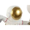 Fali Lámpa Home ESPRIT Fehér Aranysàrga Fém Gyanta modern Űrhajós 26 x 21,6 x 33 cm MOST 32051 HELYETT 18759 Ft-ért!