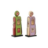   Dekoratív Figura Home ESPRIT Bíborvörös Pisztácia Vintage gasolinera 7 x 4 x 17 cm (2 egység) MOST 22120 HELYETT 12947 Ft-ért!