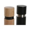 Só- és Borsszóró Home ESPRIT Fekete Természetes Rozsdamentes acél Gumifa 14 x 7 x 16,5 cm MOST 17023 HELYETT 10194 Ft-ért!