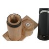 Só- és Borsszóró Home ESPRIT Fekete Természetes Rozsdamentes acél Gumifa 14 x 7 x 16,5 cm MOST 17023 HELYETT 10194 Ft-ért!