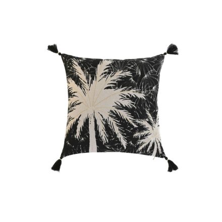 Párna Home ESPRIT Fekete Boho Pálmafa 45 x 5 x 45 cm MOST 12383 HELYETT 6953 Ft-ért!