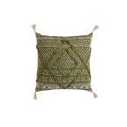   Párna Home ESPRIT Zöld Boho 45 x 5 x 45 cm MOST 10836 HELYETT 6490 Ft-ért!