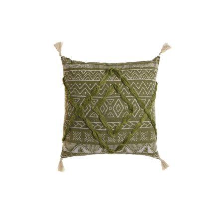 Párna Home ESPRIT Zöld Boho 45 x 5 x 45 cm MOST 10836 HELYETT 6490 Ft-ért!