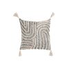 Párna Home ESPRIT Fehér Szürke Rojt ( függönykötő vég) Boho 45 x 15 x 45 cm MOST 15701 HELYETT 9400 Ft-ért!
