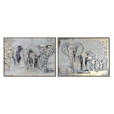 Kép Home ESPRIT Elefánt Gyarmati 100 x 4 x 75 cm (2 egység) MOST 125829 HELYETT 79626 Ft-ért!
