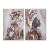   Kép Home ESPRIT Gyarmati Afrikai Nő 80 x 3,5 x 120 cm (2 egység) MOST 106563 HELYETT 67431 Ft-ért!
