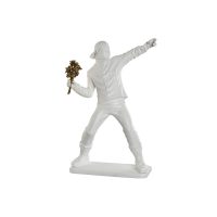   Dekoratív Figura Home ESPRIT Fehér Aranysàrga 41 x 24 x 66 cm MOST 87042 HELYETT 55079 Ft-ért!
