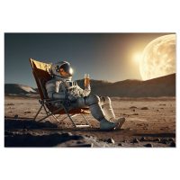   Kép Home ESPRIT Nyomtatott Űrhajós 150 x 0,04 x 100 cm MOST 122867 HELYETT 77758 Ft-ért!