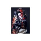   Kép Home ESPRIT Fehér Fekete Piros Nyomtatott Gésa 100 x 0,04 x 150 cm MOST 122867 HELYETT 77758 Ft-ért!