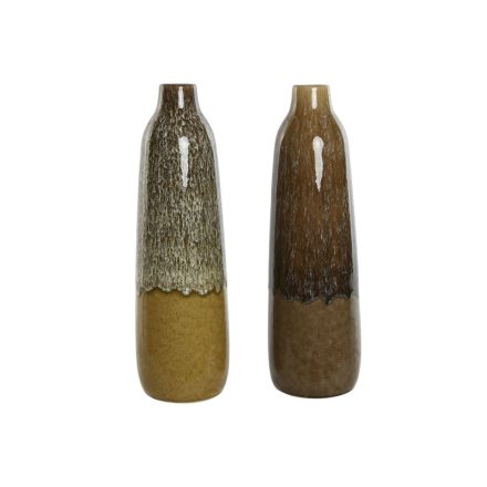 Váza Home ESPRIT Kétszínű Kerámia 12 x 12 x 41 cm (2 egység) MOST 35787 HELYETT 20942 Ft-ért!