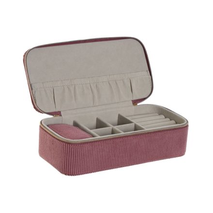 Ékszeres doboz Home ESPRIT Krémszín Bíborvörös 20,5 x 10 x 6 cm (2 Darabok) MOST 19761 HELYETT 11567 Ft-ért!