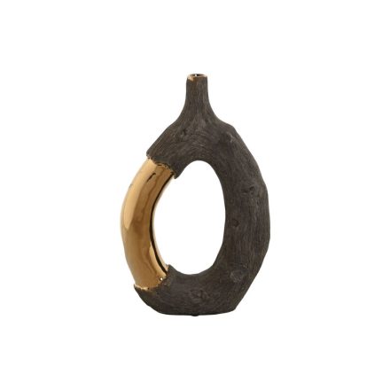 Váza Home ESPRIT Barna Aranysàrga Kőedény modern 20 x 8 x 31 cm MOST 14154 HELYETT 8474 Ft-ért!