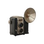   Dekoratív Figura Home ESPRIT Fekete Ezüst színű Fényképezőgép Vintage 25 x 14 x 24 cm MOST 18346 HELYETT 10740 Ft-ért!