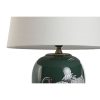 Asztali lámpa Home ESPRIT Fehér Zöld Türkizkék Aranysàrga Kerámia 50 W 220 V 40 x 40 x 59 cm MOST 53823 HELYETT 31500 Ft-ért!