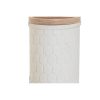 Üveg Home ESPRIT Fehér Természetes Gyanta Bambusz 9,5 x 7 x 11 cm MOST 5677 HELYETT 2976 Ft-ért!