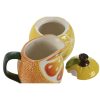 Tejes kancsó és cukortartó Home ESPRIT Sárga Narancszín Kőedény 12 x 8,4 x 11 cm 2 Darabok (12 egység) MOST 12715 HELYETT 7615 Ft-ért!