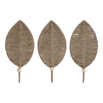 Fali akasztó Home ESPRIT Természetes Juta Fém 12 x 4 x 26 cm MOST 13605 HELYETT 8144 Ft-ért!