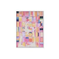   Kép Home ESPRIT Sárga Kék Fehér Rózsaszín polisztirén Vászon modern 94 x 4 x 123,5 cm (2 egység) MOST 121606 HELYETT 76956 Ft-ért!
