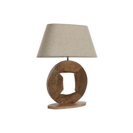 Asztali lámpa Home ESPRIT Bézs szín Természetes Mangófa 50 W 220 V 60 x 20 x 75 cm MOST 126139 HELYETT 80899 Ft-ért!